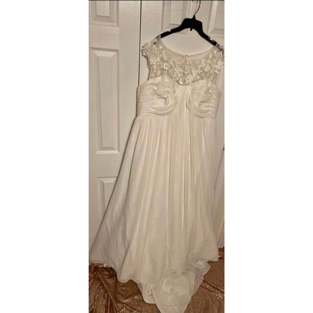 Size 22 white wedding Dress